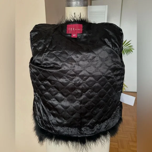 ❌SOLD ON MY INSTAGRAM FOX The Label Black Feather Jacket - Picture 12 of 13